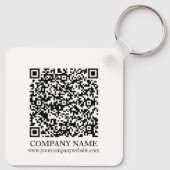 Sleutelhanger voor klantgerichte bedrijfsmarketing (Achterkant)