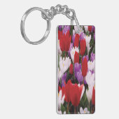 Sleutelhanger voor kleurrijke Tulp Flowers (Voorkant Links)
