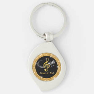  Sleutelhanger voor muzieknotitie, cadeaus voor mu