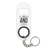 Sleutelhanger voor openen flesje voor reizen en ve mini flessenopener (Achterkant)