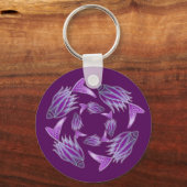 Sleutelhanger voor Paarse viscirculatie (Voorkant)