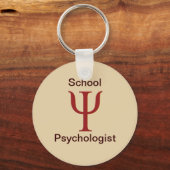 Sleutelhanger voor psycholoog op school (Voorkant)