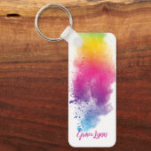 Sleutelhanger voor regenboogschouderverven (Voorkant)