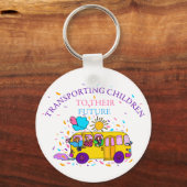 Sleutelhanger voor schoolbuschauffeur (Voorkant)