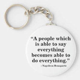 Sleutelhanger voor vrije meningsuiting - Quote 32