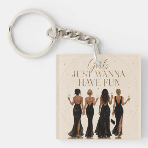Sleutelhanger voor vrijgezellenfeest 'Girls Just W