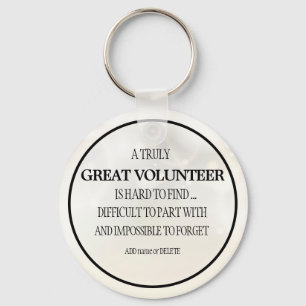 Sleutelhanger voor vrijwilligers bedankt voor je w