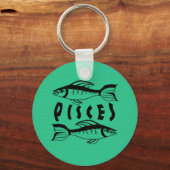 Sleutelhanger voor zwarte en witte pisces (Voorkant)