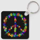 Sleutelhanger vredessymbool ventilator (Achterkant)