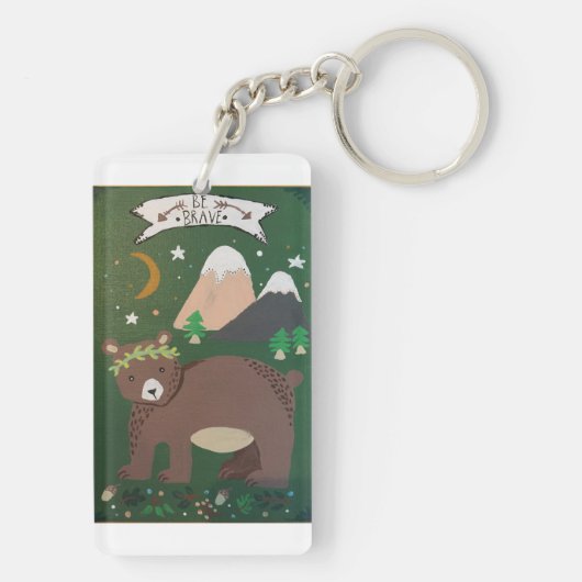 sleutelhanger "Wees moedig" (achterkant)