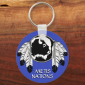 Sleutelhanger Wildlife Art uit de Eerste Naties ge (Voorkant)