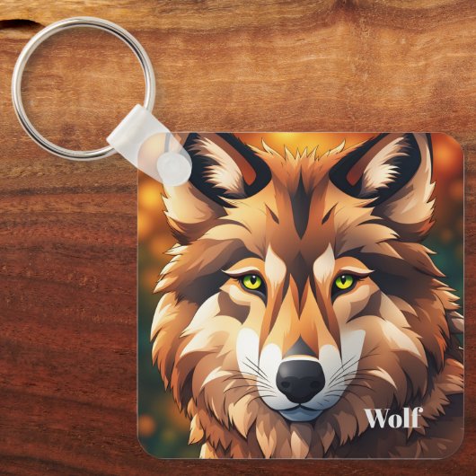 Sleutelhanger Wolf (Voorkant)