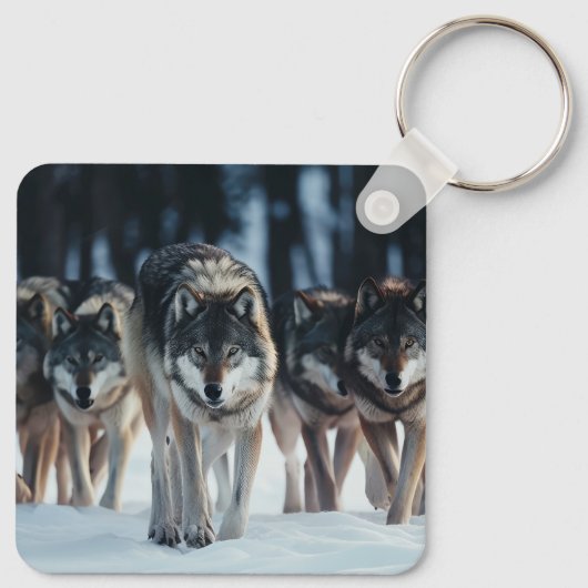 Sleutelhanger Wolf Pack (Achterkant)