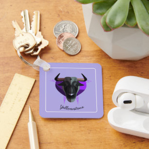 Sleutelhanger-Yellowstone Bizon Sleutelhanger