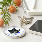 Sleutelhanger-Yellowstone Wolf Sleutelhanger (Zijkant)