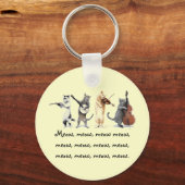 Sleutelhanger / zingende katten / maaien , maaien  (Voorkant)