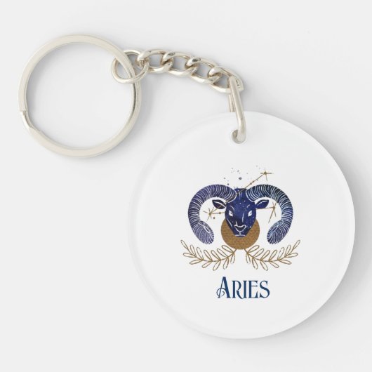 Sleutelhanger-Zodiac Aries Sleutelhanger (Voorkant)