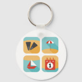 Sleutelhanger zomertijd (Achterkant)