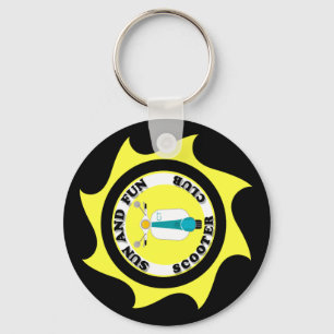 Sleutelhanger ZON EN VUN LOGO (ZWART)