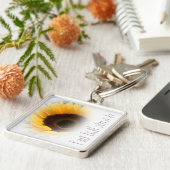 Sleutelhanger Zonnebloem Dream Poem (Zijkant)