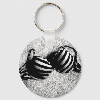Sleutelhanger zwart-wit