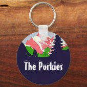 Sleutelhangers  de Porkies Porcupine Mountains (Voorkant)