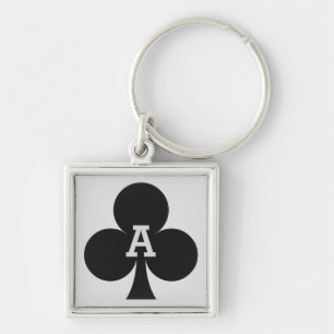 Sleutelhangers met aangepast monogram voor kaartsp