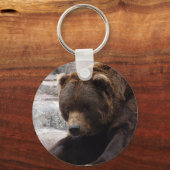Sleutelhangers met grizzly Beer (Voorkant)