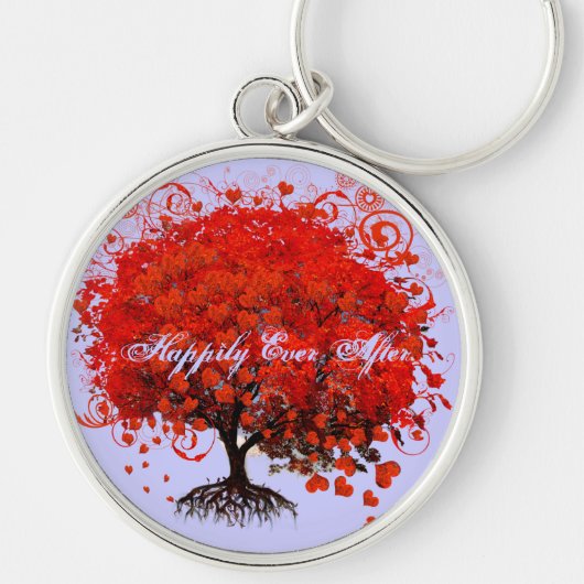 Sleutelhangers van de rode bomen (Voorkant)