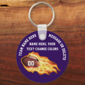 Sleutelhangers van het Football van de zeep, 3 Tek (Voorkant)