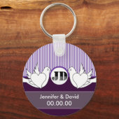 Sleutelhangers van liefhebbende honden (Voorkant)