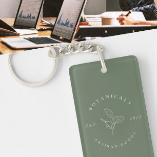 Sleutelhangers voor bedrijven minimalistisch schoo