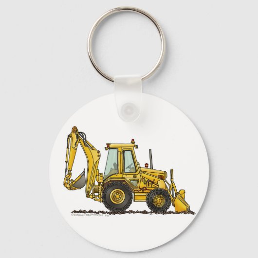 Sleutelhangers voor het aanleggen van backhoe Digg (Voorkant)