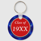 Sleutelhangers voor rode, witte en blauwe aangepas (Achterkant)