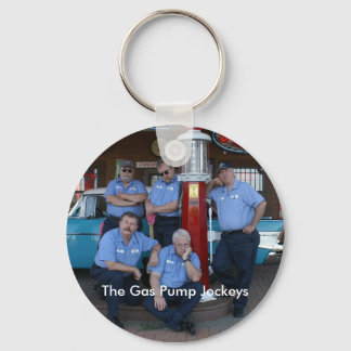Sleutelketen met gaspomp Jockeys Foto Sleutelhanger