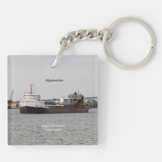 sleutelketen van Algomarine Sleutelhanger (Achterkant)