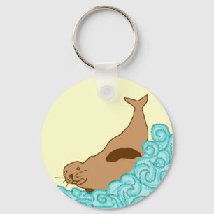 sleutelketen van Hawaiian Monk Seal Sleutelhanger