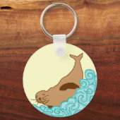 sleutelketen van Hawaiian Monk Seal Sleutelhanger (Voorkant)