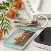 sleutelketen van Red Barn-cluster Sleutelhanger (Voorkant Rechts)