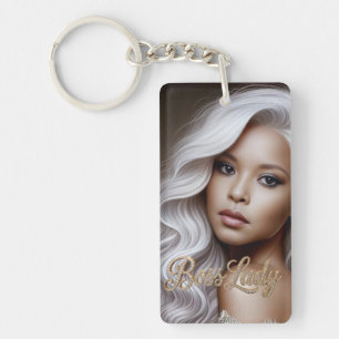 Sleutelkoord van Boss Lady Acryl Sleutelhanger