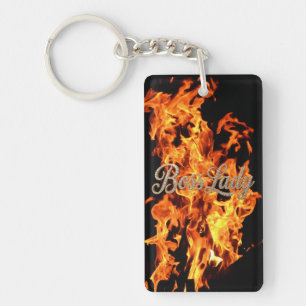 Sleutelkoordje van Boss Lady Acryl Sleutelhanger