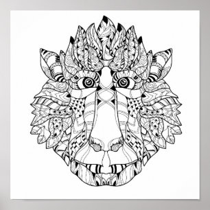 Sleutelkop Doodle 2 Poster