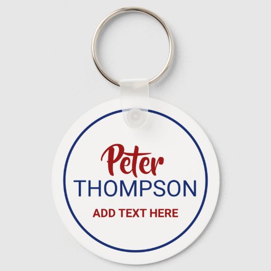 sleutelnaam sleutelhanger (Voorkant)