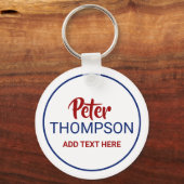 sleutelnaam sleutelhanger (Voorkant)