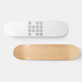 Sleutelnummers van de braille-computer skateboard (Horizontaal)