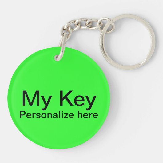 sleutelring sleutelhanger (Achterkant)