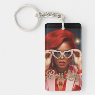 Sleutelring van Boss Lady Acryl Sleutelhanger