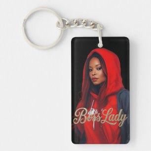 Sleutelring van Boss Lady Acryl Sleutelhanger