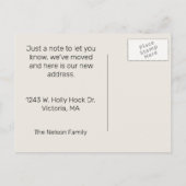 sleutels Adreswijziging Post Kaart (Achterkant)