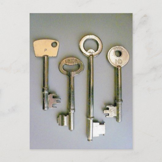 Sleutels Briefkaart (Voorkant)